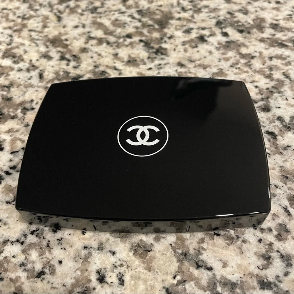 Chanel Mirror Compact with Chanel Pouch